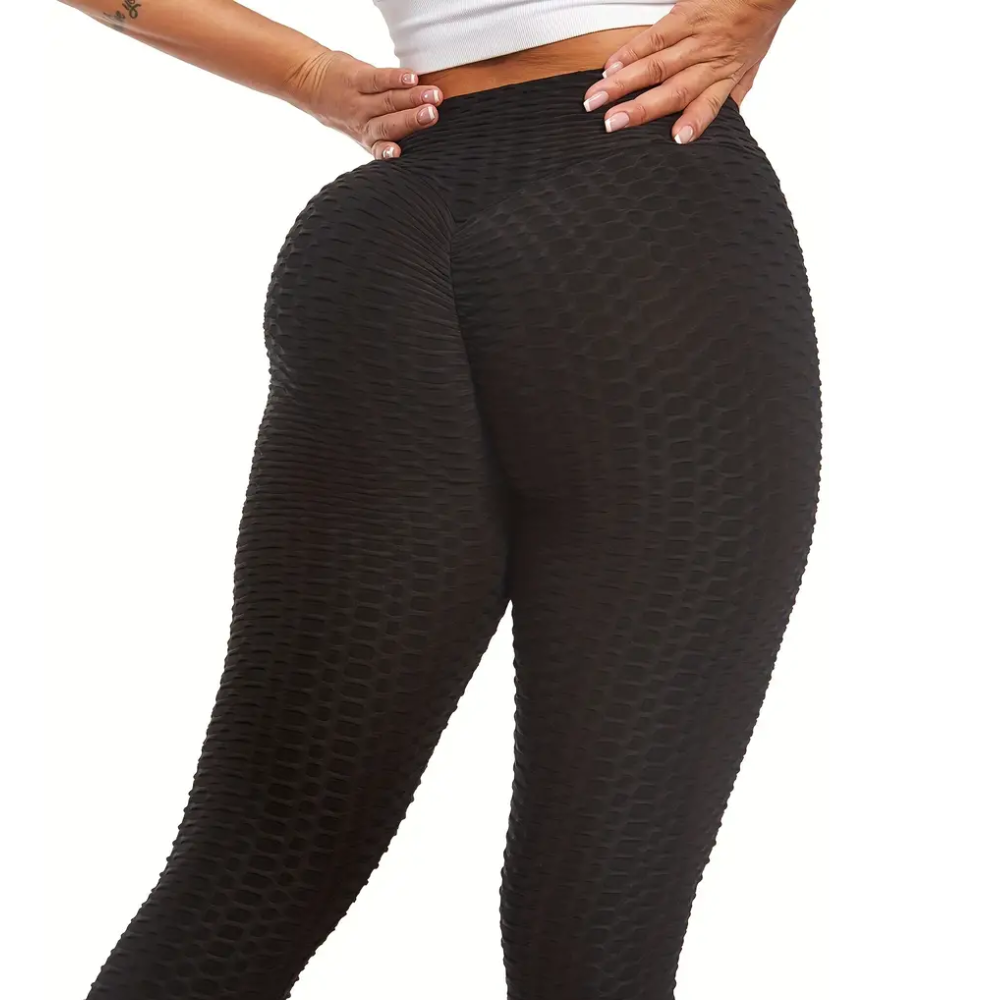 women's sports leggings with push-up effect