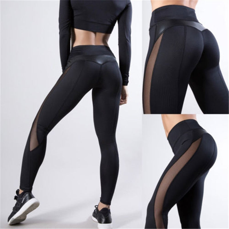 women's sports leggings with push-up effect