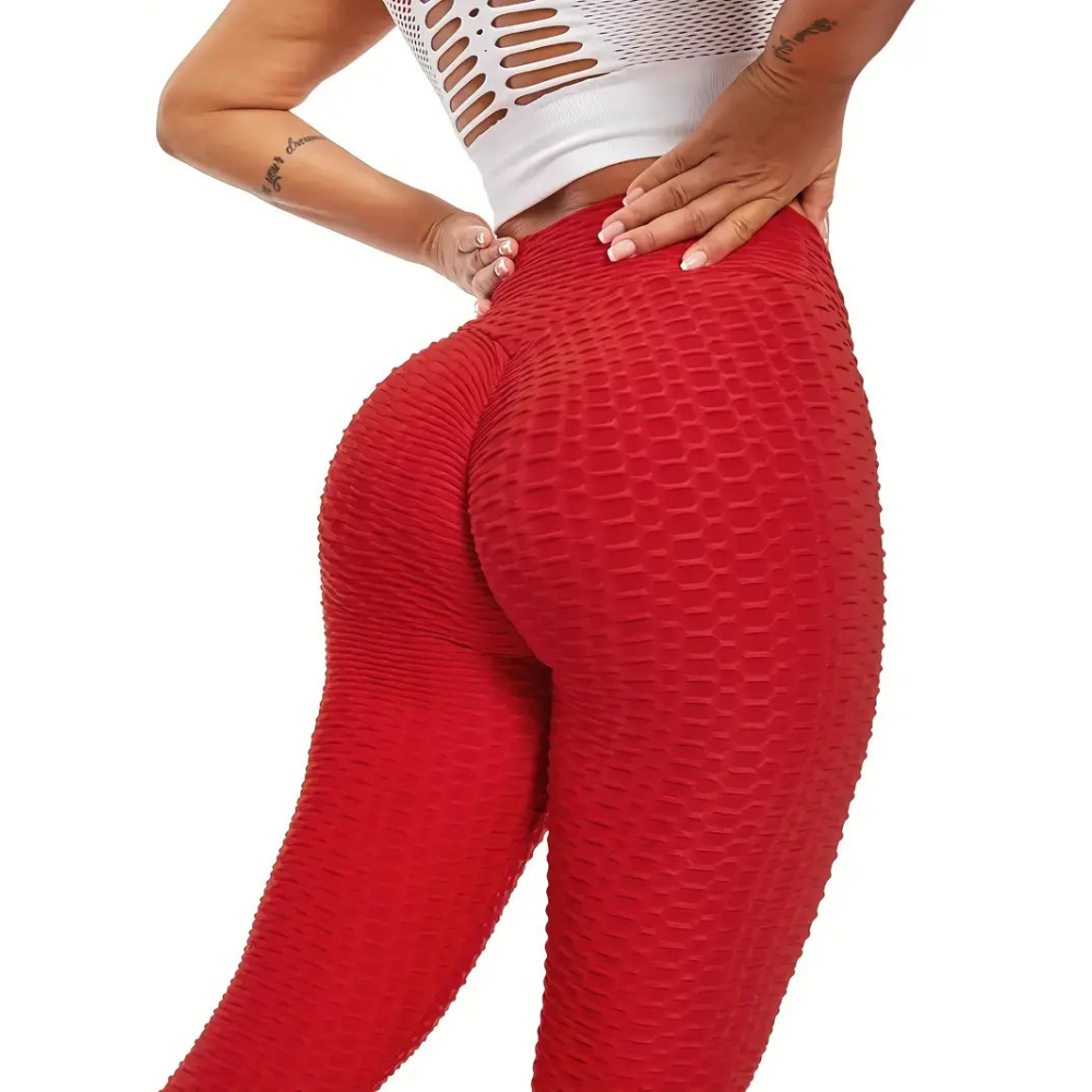 women's sports leggings with push-up effect